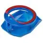 X AUTOHAUX Blue Universal Engine Button Knob Push Button Switch Cover Metal Alloy Protective Cover
