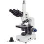 AmScope T340B-DK-LED Siedentopf Trinocular Compound Microscope, 40X-2000X Magnification, Brightfield/Darkfield, WF10x and WF20x Eyepieces, LED Illumination, Abbe Condenser, Double-Layer Mechanical Stage