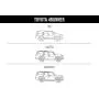 n-FAB T1464R Nerf Step | Full Length | Textured Black Finish | fits 14-17 Toyota 4 Runner (Does NOT FIT Limited) SUV, 4 Door