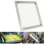 6 Pack Aluminum Silk Screen Printing Frames ，20 x 24 inch Pre-Stretched Aluminum Screen Printing Screens with 110 tpi White Mesh Silk Screen