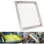 6 Pack Aluminum Silk Screen Printing Frames ，20 x 24 inch Pre-Stretched Aluminum Screen Printing Screens with 110 tpi White Mesh Silk Screen