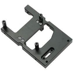 JVSISM Rc Car Metal Steering Servo Warehouse Fixed Mounting Bracket for Wpl B14 B24 C14 C24 Q65 Mn D90 D99S Mn45,Black