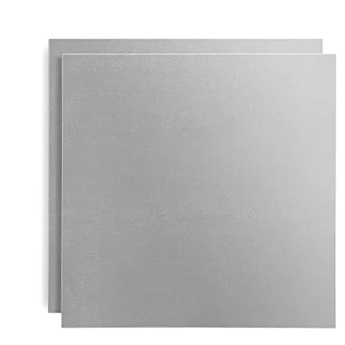 KEILEOHO 2 PCS 6061 T6 Aluminum Sheet Metal, 12 x 12 x 0.063 Inch Thickness, Building Products Plain Aluminum Plate Covered with Protective Film, Heat-Treatable and Corrosion Resistant KEILEOHO 2 PCS 6061 T6 Aluminum Sheet Metal, 12 x 12 x 0.063 Inch Thickness, Building Products Plain Aluminum Plate Covered with Protective Film, Heat-Treatable and Corrosion Resistant