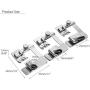 YEQIN 3 Pcs Adjustable Rolled Hem Foot (1 Inch, 1/2 Inch, 3/4 Inch) Sewing Machine Presser Foot Hemmer Foot Set for Singer Brother Janome Babylock Juki