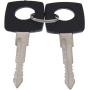 Exterior Front Door Handle Compatible with DODGE SPRINTER 2003-2006 RH=LH Textured Black Plastic+Metal (=Tailgate Handle)