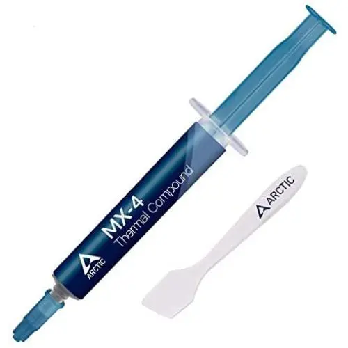 ARCTIC MX-4 - Thermal Compound Paste For Coolers | Heat Sink Paste | Composed of Carbon Micro-particles | Easy to Apply | High Durability - 4 Grams ARCTIC MX-4 - Thermal Compound Paste For Coolers | Heat Sink Paste | Composed of Carbon Micro-particles | Easy to Apply | High Durability - 4 Grams