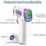 Heavy Duty Thermometer Infrared Forehead High Caliber Sensor No Contact with LCD Display for Medical Offices, Hospitals Heavy Duty Thermometer Infrared Forehead High Caliber Sensor No Contact with LCD Display for Medical Offices, Hospitals