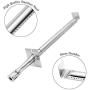 Hisencn Repair kit Stainless Steel Gas Grill Burner Tube and Heat Plate Tent Shield Replacement for Vermont Castings CF9030, CF9050, Jenn Air JA460, JA461, JA461P, JA480, JA580, VTB1, VCHP1