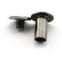 RuiLing 60 Sets Black Chicago Screws 3/8 Inches Screw Posts Metal Accessories Nail Rivet Chicago Button for DIY Leather Decoration Document Book Album Bookbinding Round Flat Head Stud Screw M5x10 RuiLing 60 Sets Black Chicago Screws 3/8 Inches Screw Posts Metal Accessories Nail Rivet Chicago Button for DIY Leather Decoration Document Book Album Bookbinding Round Flat Head Stud Screw M5x10