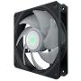Cooler Master SickleFlow 120 Red LED Case & Cooling Fan - Translucent Air Balance Blades, 62 CFM, 2.5 mmH2O, 8 to 27 dBA - Red LED