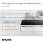 D-Link Ethernet Switch, 5 Port Unmanaged Gigabit Metal Fanless Desktop Plug n Play (GO-SW-5GE) D-Link Ethernet Switch, 5 Port Unmanaged Gigabit Metal Fanless Desktop Plug n Play (GO-SW-5GE)