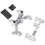 Tongina 1/12 Metal Servo Mount for MN90 MN99S Model Crawler Buggy Trucks Car DIY Accessories - Silver