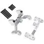 Tongina 1/12 Metal Servo Mount for MN90 MN99S Model Crawler Buggy Trucks Car DIY Accessories - Silver Tongina 1/12 Metal Servo Mount for MN90 MN99S Model Crawler Buggy Trucks Car DIY Accessories - Silver