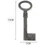 Skeleton Key Antique Finish Classic Steel Metal, Mortise Locks Rim Architectural Barrel Lock Key, Vintage Cabinet Dresser Drawer Grandfather Clocks (Shank Length 2 1/4 Inch, Bit 5/8 X 1/2 Inch) Skeleton Key Antique Finish Classic Steel Metal, Mortise Locks Rim Architectural Barrel Lock Key, Vintage Cabinet Dresser Drawer Grandfather Clocks (Shank Length 2 1/4 Inch, Bit 5/8 X 1/2 Inch)