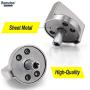 WB03X25796 WB03T10326 Knob Metal Stainless Steel Plate Inner The Knob Compatible with General Electric(GE) Stove/Range - Replaces AP5986232,PS11721433(5Pack) by Romalon