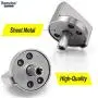 WB03X25796 WB03T10326 Knob Metal Stainless Steel Plate Inner The Knob Compatible with General Electric(GE) Stove/Range - Replaces AP5986232,PS11721433(5Pack) by Romalon