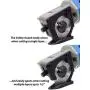 Hercules HC50R Electric Cordless Rotary Shear – Rechargeable, Multi-Layer Cutter for Light to Medium Weight Natural & Synthetic Fabrics