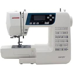 Janome 3160QDC Computerized Sewing Machine (New 2020 Tan Color) w/Hard Cover + Extension Table + Quilt Kit + 1/4 Seam Foot w/Guide + Overedge Foot + Zig Zag Foot + Buttonhole Foot + More!