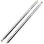 RuiLing 2-Pack M3 Male Thread 7 Section AM FM Radio Universal Antenna for Radio TV Electric Toys, Telescopic Replacement Antenna Aerial, Stainless Steel Material, Stretched Length 98cm 38.5 Inch