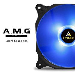 Antec 120mm Case Fan, PC Fans Blue LED, PC Case Computer Case Fan, 4-pin Molex Connector, F12 Series 3 Packs