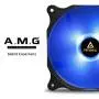 Antec 120mm Case Fan, PC Fans Blue LED, PC Case Computer Case Fan, 4-pin Molex Connector, F12 Series 3 Packs