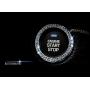 Personality Car Interior Emblem Crystal Ring Sticker,Automotive Parts Start Engine Ignition Button Key & Knobs Key Ignition & Knob Bling Ring, Car Glam Interior Accessory, Unique Women Gift (Blue)