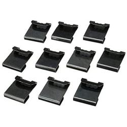 50PCS S-Shaped Photo Album Frame Metal Hanging Hooks Hanger Clips for Wall Mount Album Picture Photo Artwork Frames(Black)