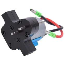 T best RC Brush Motor, RC Gearbox Metal Gear Box Speed Change 380 High Speed Brush Motor RC Car Replacement Accessory for 1/16 C14 C24 RC Car (Black WPL1686S)