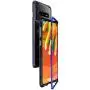 HikerClub Galaxy Note 9 Case, Magnetic Adsorption Case Metal Bumper and Crystal Clear Glass Back Shockproof Case (Black/Blue, Note9)