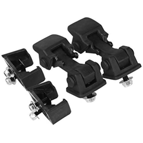 Hood Latches Set of 2 - Replaces 55176636AD, 68038118AA, 42422 - Fits 1997, 1998, 1999, 2000, 2001, 2002, 2003, 2004, 2005, 2006 Jeep Wrangler TJ - Hold-Down Hook Latch Pair - Year Models 1997-2006