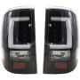 Fit 2002-2005 Ford Explorer SUV Tube White Streak Led Tail Lights Black Housing/Clear Lens