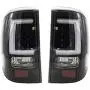 Fit 2002-2005 Ford Explorer SUV Tube White Streak Led Tail Lights Black Housing/Clear Lens