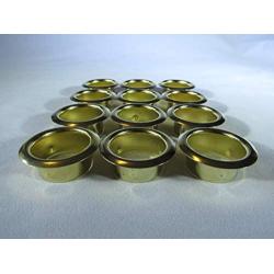 Candle Cup Inserts - Grommets – Brass – 12 Pieces - 7/8 Inch Hole Size