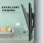 USX MOUNT Tilt TV Wall Mount Low Profile, Tilting TV Mount Bracket for Most 26-55'' Flat Screen LED, LCD, OLED, 4K TVs, TV Bracket VESA 400x400mm-Weight Capacity Up to 99lbs, Space Saving for 16'' Stud