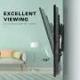 USX MOUNT Tilt TV Wall Mount Low Profile, Tilting TV Mount Bracket for Most 26-55'' Flat Screen LED, LCD, OLED, 4K TVs, TV Bracket VESA 400x400mm-Weight Capacity Up to 99lbs, Space Saving for 16'' Stud