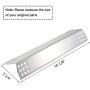 Hisencn Grill Replacement Part for Kitchen Aid 720-0745B, Nexgrill 720-0733, Jenn-Air 720-0709, 720-0336B, 720-0336C, Stainless Steel Heat Plate Tent Shield Plate Burner Cover