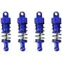 DAPENGNIAO RC Cars Upgrade Parts Front& Rear Metal Oil Damper Shocks for HAIBOXING Apply to HBX 18858-18856 Accessories (Color : Blue)
