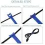 BALABALA 100 PCS Reusable Fastening Cable Ties, Microfiber Cloth 6-Inch Hook and Loop Cord Ties for Tablet Laptop PC TV Home Office Electronics Wire -5 Colors BALABALA 100 PCS Reusable Fastening Cable Ties, Microfiber Cloth 6-Inch Hook and Loop Cord Ties for Tablet Laptop PC TV Home Office Electronics Wire -5 Colors