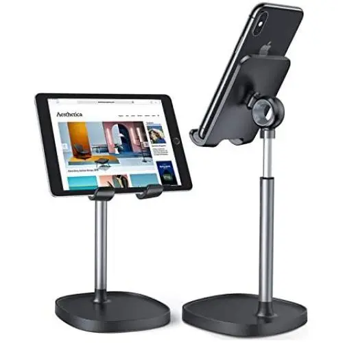 Cell Phone Stand, Angle Height Adjustable LISEN Phone Stand For Desk, Thick Case Friendly Phone Holder Stand For Desk, Compatible with All Mobile Phones,iPhone,Switch,iPad,Tablet(4-10in) Cell Phone Stand, Angle Height Adjustable LISEN Phone Stand For Desk, Thick Case Friendly Phone Holder Stand For Desk, Compatible with All Mobile Phones,iPhone,Switch,iPad,Tablet(4-10in)