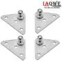 10MM Ball Studs Mounting Brackets for Gas Struts Shocks with 12PCS Screws, 4 PCS from IAQWE 10MM Ball Studs Mounting Brackets for Gas Struts Shocks with 12PCS Screws, 4 PCS from IAQWE