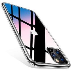 TORRAS Diamonds Clear Compatible for iPhone 11 Pro Case, Slim Fit Thin Shockproof Hard PC Back & Soft TPU Bumper Cover Compatible for iPhone 11 Pro Cases, Transparent