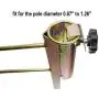 AMMSUN Beach Umbrella Sand Anchor,Heavy Duty Metal Beach Umbrella Holder-Stands-Sand Grass Auger with Carry Bag,One Size Fits All for Flag, Umbrella, Fishing Rod, Ideal for Use in Soil, Sand (Grass) AMMSUN Beach Umbrella Sand Anchor,Heavy Duty Metal Beach Umbrella Holder-Stands-Sand Grass Auger with Carry Bag,One Size Fits All for Flag, Umbrella, Fishing Rod, Ideal for Use in Soil, Sand (Grass)