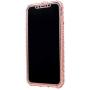 iPhone Xs Max Diamond Bumper for Women, DMaos Sparkly Rhinestone Metal Bumper with Front and Back Glitter Sticker, Luxury for iPhone 10s Max 6.5 inch - Rose Gold