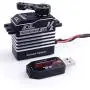 AGFRC 66KG-IP67-Waterproof Digital-Servo High-Torque Programmable - 12V Full Metal Gear Brushless Servo for 1/8 1/10 RC Models, Control Angle 180° (SA86BVMW&AGF-SPV2)