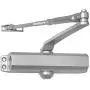 Medium Duty Commercial Door Closer - LYNN HDWR Model # LH6003 (US26D Aluminum) Surface Mounted, Cast Aluminum - UL 3 Hour Fire Rated, Size 3 for Residential and Light Commercial Doors