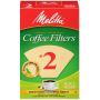 Melitta #2 Cone Coffee Filters, Natural Brown, 100 Count (Pack of 6)