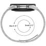 BaiHui Metal Bands Compatible with Galaxy Watch 3 45mm Bands, Solid Stainless Steel Watch Bands Replacement Metal Strap for Galaxy Watch 3 45mm Smart Watch - Silver