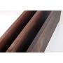 KINMADE Industrial Pipe Shelf Floating Wall Shelf Rustic Wood with Black Iron Pipe 5 Tier