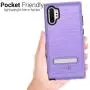 CoverON Metal Kickstand SleekStand Series for Samsung Galaxy Note 10 Plus Case/Note 10 Plus 5G Case - Purple