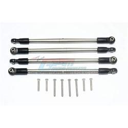 GPM for Traxxas E-Revo VXL 2.0 / E-Revo Brushless Upgrade Parts Stainless Steel #304 Front/Rear Turnbuckle for Steering - 4Pc Set